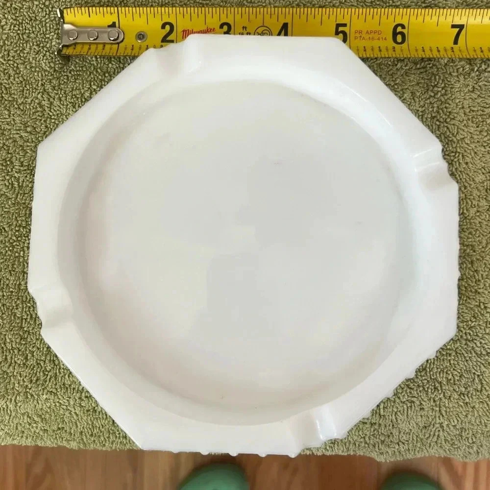Fenton Vintage Large Hobnail Milk Glass Ashtray